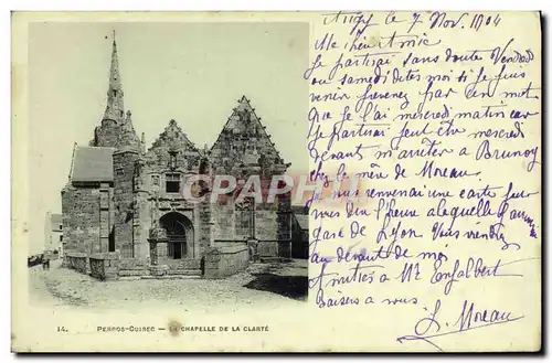 Cartes postales Perros Guirec La Chapelle De La Clarte