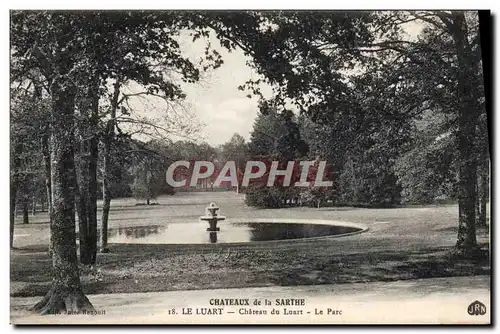 Ansichtskarte AK Chateaux De La Sarthe Le Luart Chateau Du Luart Le parc