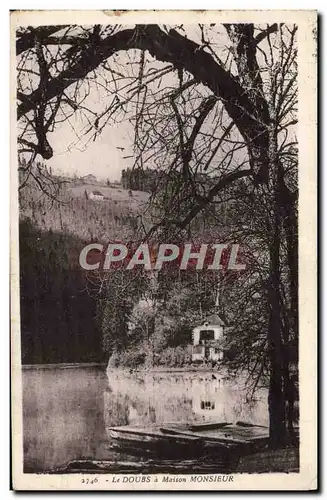 Cartes postales Le Doubs A Maison Monsieur