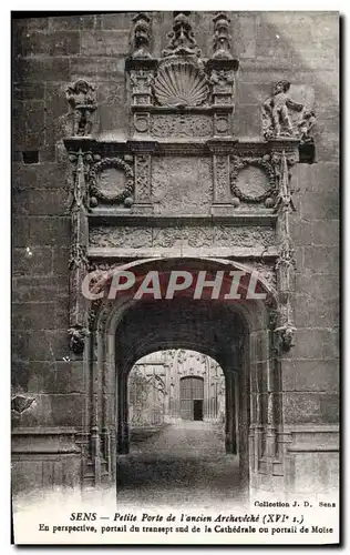 Cartes postales Sens Petite Porte De I'Ancien archeveche