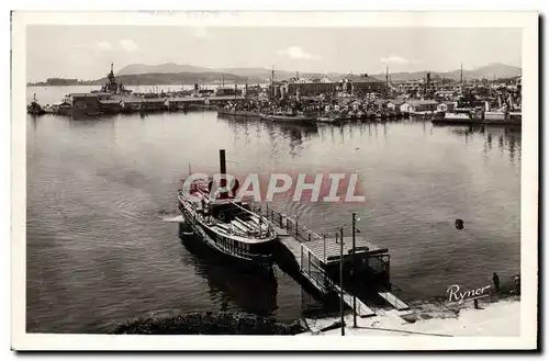 Cartes postales moderne Toulon Vue Sur Le Pont Bateaux