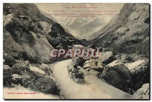 Cartes postales Gavarnie Le Chaos Et Les Sommets du cirque