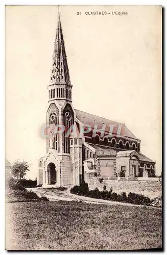 Cartes postales Clastres L'Eglise