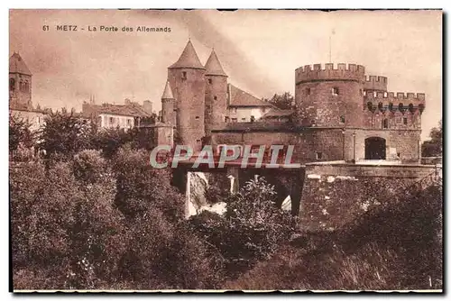 Cartes postales Metz La Porte Des Allemands