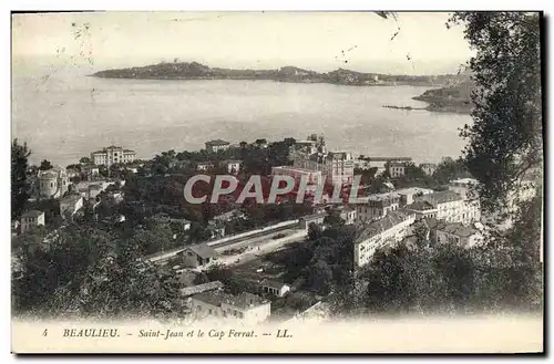 Cartes postales Beaulieu Saint Jean Et Le Cap Ferrat