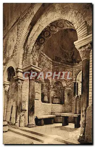 Cartes postales Poitiers Interieur Du Baptistere St Jean Musee Merovingien