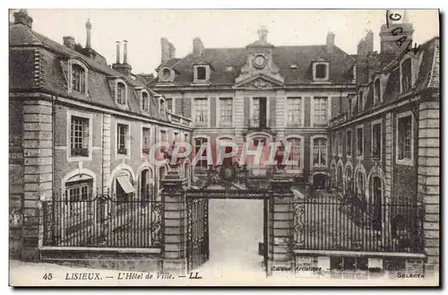 Cartes postales Lisieux L&#39Hotel De Ville