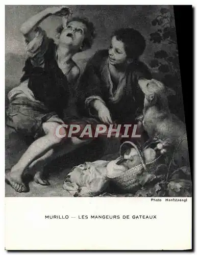 Cartes postales Murillo Les Mangeurs De Gateaux