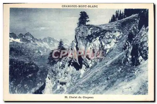 Cartes postales Chamonix Mont Blanc Chalet du Chapeau Daguin Ecole et Centre Horlogerie