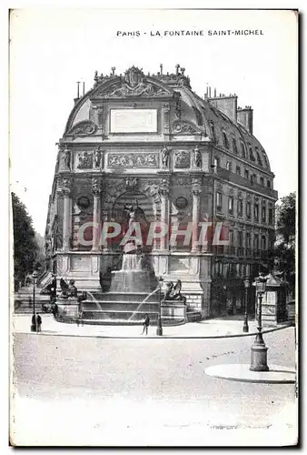 Ansichtskarte AK Paris La Fontaine Saint Michel