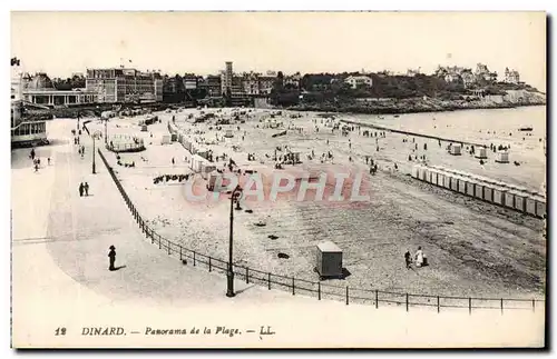 Cartes postales Dinard Panorama De La Plage