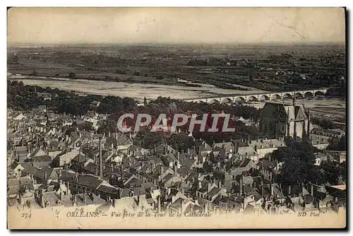 Cartes postales Orleans Vue Prise De La Tour De La Cathedrale