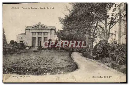 Cartes postales Cholet Palais Du Justice Et Jardin Du Mail