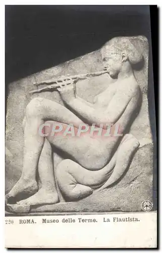 Ansichtskarte AK Roma Museo Delle Terme La Flautista