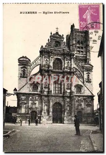 Cartes postales Auxerre Eglise St Pierre
