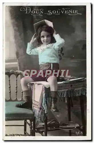 Cartes postales Doux Souvenir Enfant