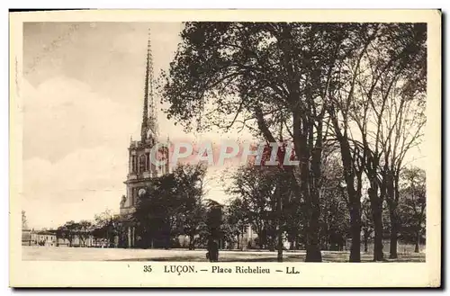 Cartes postales Lucon Place Richelieu