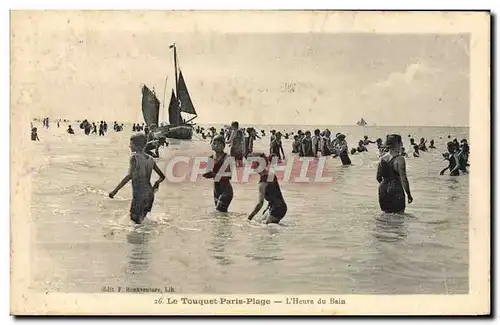 Ansichtskarte AK Le Touquet Paris Plage L&#39Heure du Bain