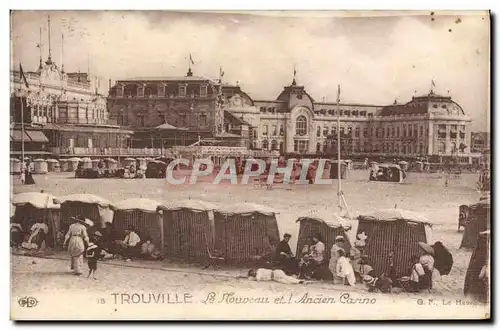 Cartes postales Trouville Le nouveau et L&#39Ancien Casino