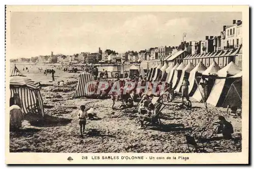 Cartes postales Les Sables D'Olonne Un Coin de la Plage