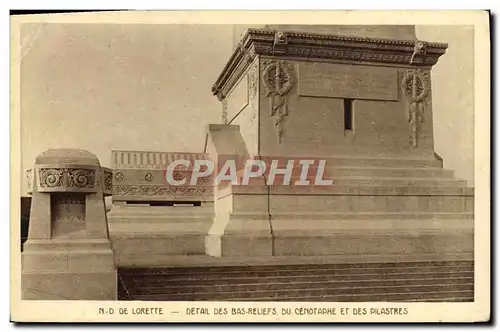 Cartes postales ND de Lorette Detail des Bas reliefs du cenotaphe et des Pilastres