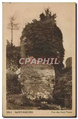 Cartes postales Saint Riquier Une Des Cent tours