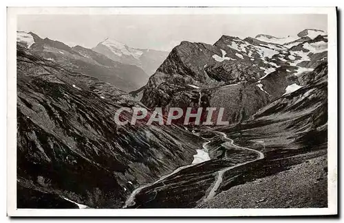 Cartes postales moderne Route du Col de l&#39Iseran Le pont de la neige