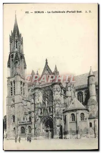 Cartes postales Senlis La Cathedrale