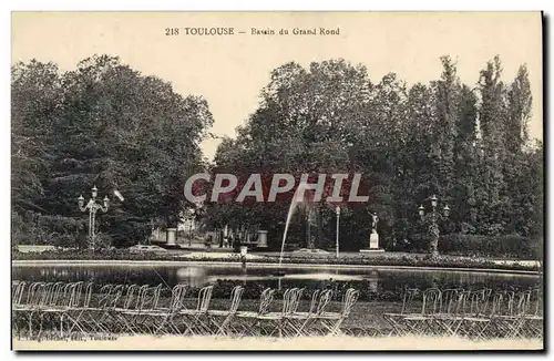 Ansichtskarte AK Toulouse Bassin du grand Rond