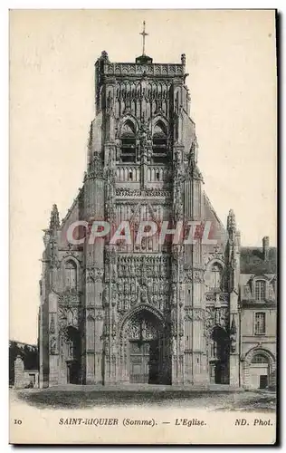Cartes postales Saint Riquier L'Eglise