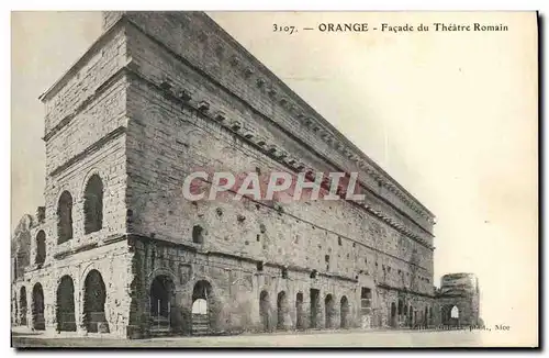 Cartes postales Orange Facade Du Theatre Romain