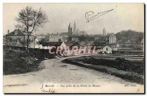 Cartes postales Sens Vue Prise de la Route de Meaux