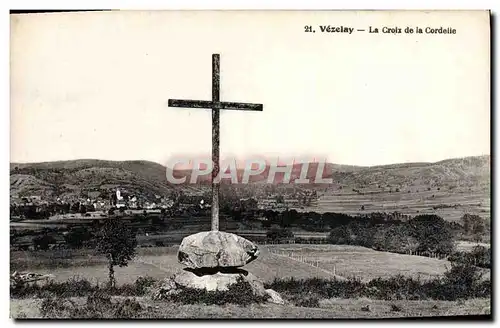 Cartes postales Vezelay La Croix de la Cordelle