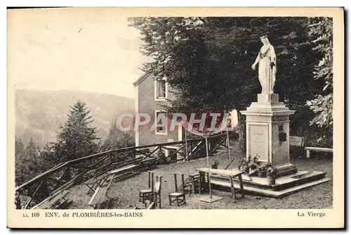 Cartes postales Env de Plombieres les Bains La vierge