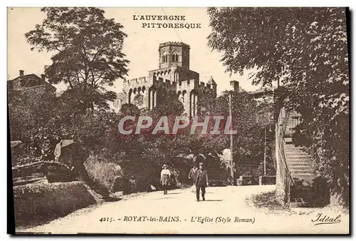 Cartes postales Royat les Bains L&#39Eglise