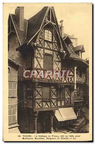 Cartes postales Thiers Le Chateau du Piroux