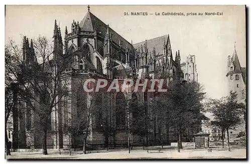 Ansichtskarte AK Nantes La Cathedrale Prise au Nord Est