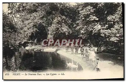 Ansichtskarte AK Vichy Le Nouveau Parc Les cygnes