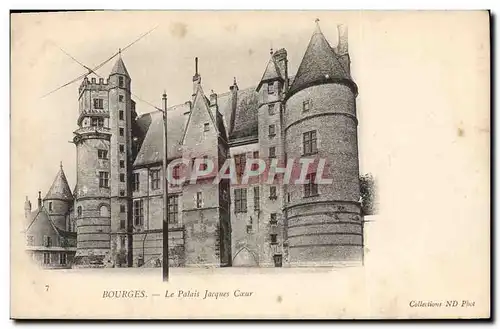 Cartes postales Bourges Le Palais Jacques Coeur