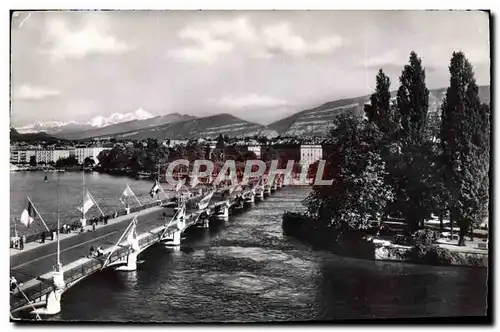 Cartes postales moderne Geneve Le Pont du Mont Blanc