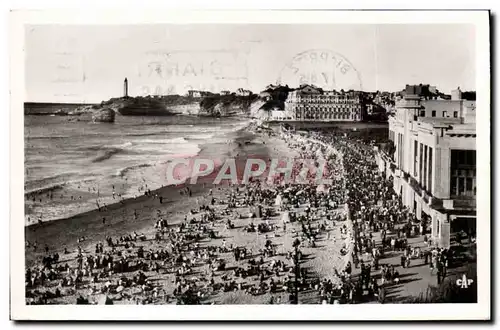 Cartes postales Biarritz la Grande Plage