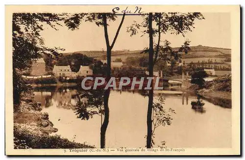 Ansichtskarte AK Treguier Vue Generale du Village de St Francois