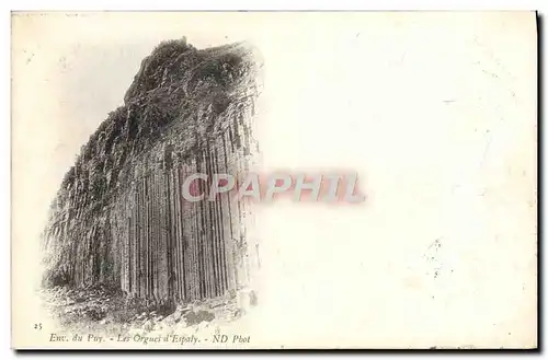 Cartes postales Environs du Puy Les orgues d'Espaly