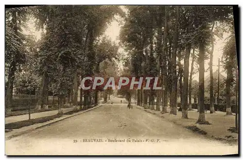 Cartes postales Beauvais Boulevard du Palais