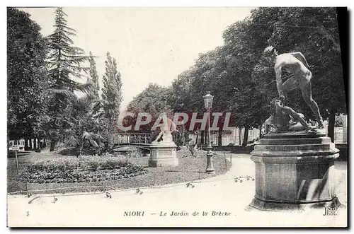 Cartes postales Niort Le Jardin de la Breche