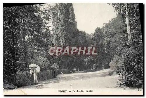 Cartes postales Niort Le Jardin Public