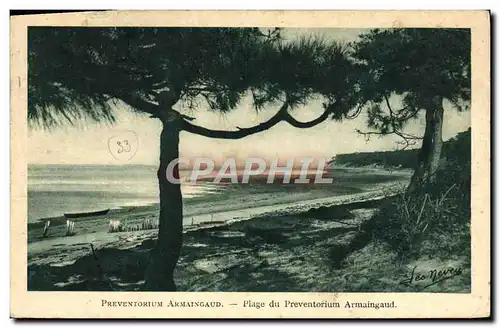 Ansichtskarte AK Preventorium Armaingaud Plage du preventorium Armaingaud