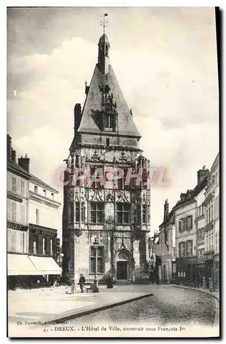 Cartes postales Dreux L&#39Hotel de Ville