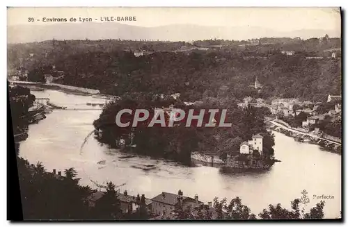 Ansichtskarte AK Environs de Lyon L&#39Ile Barbe