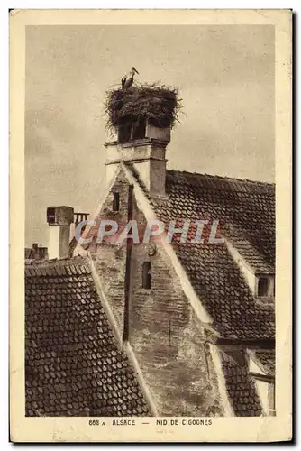 Cartes postales Alsace Nid De Clgognes